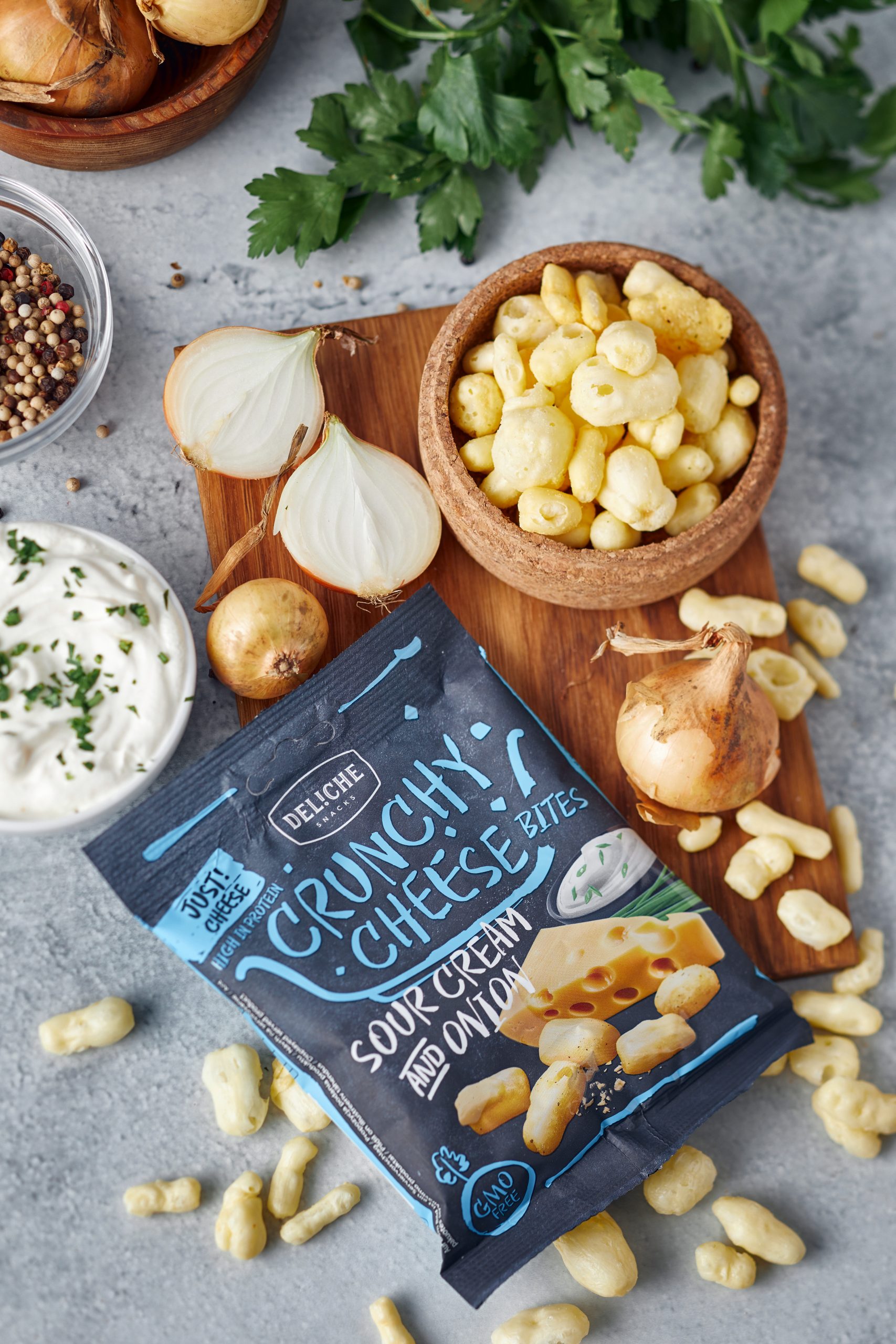 Crunchy Cheese “Deliche” with Sour Cream and Onion