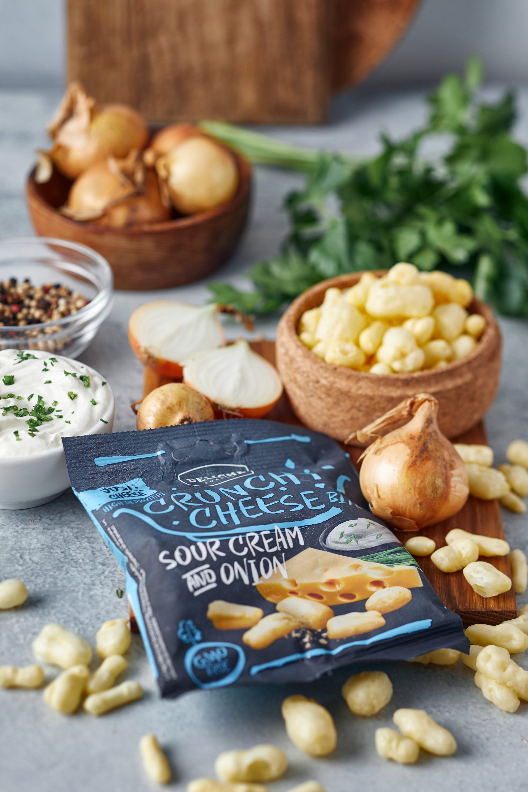Crunchy Cheese “Deliche” with Sour Cream and Onion