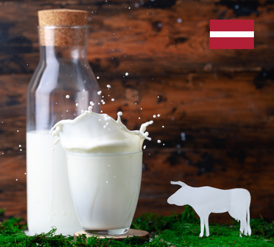 Dabīgi darināts no augstas kvalitātes Latvijas piena produktiem